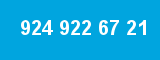 924 922 67 21 924 922 67 21